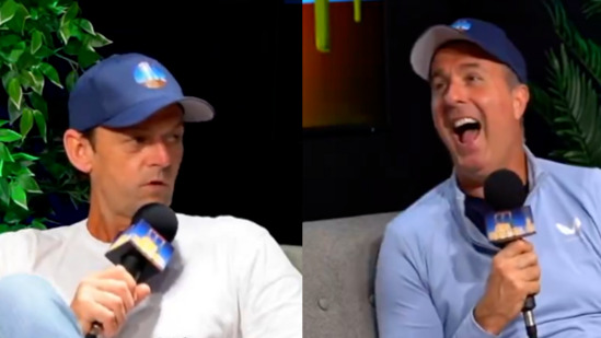 Adam Gilchrist And Michael Vaughan