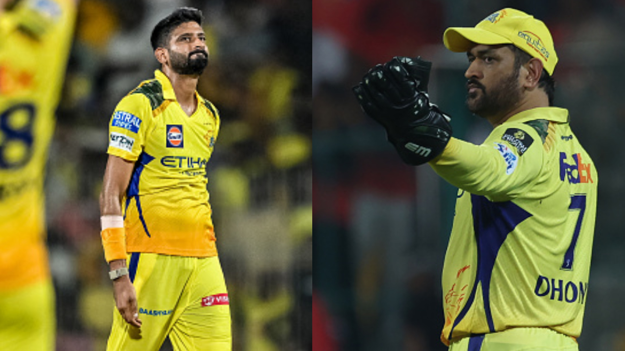 MS Dhoni, Khaleel Ahmed. PHoto-BCCI