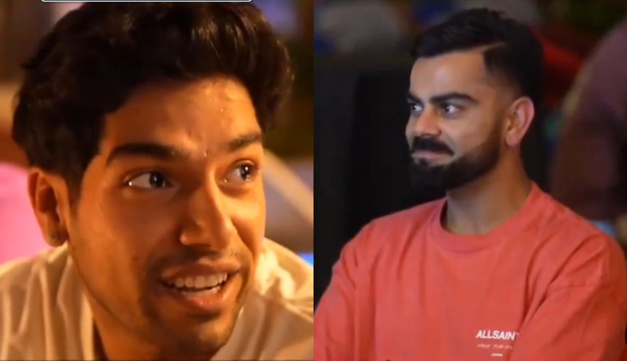 Swastik Chikkara and Virat Kohli