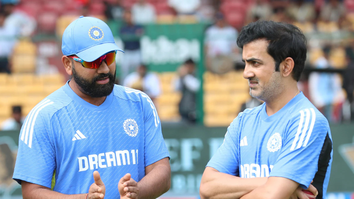 Gautam Gambhir And Rohit Sharma Photo Getty