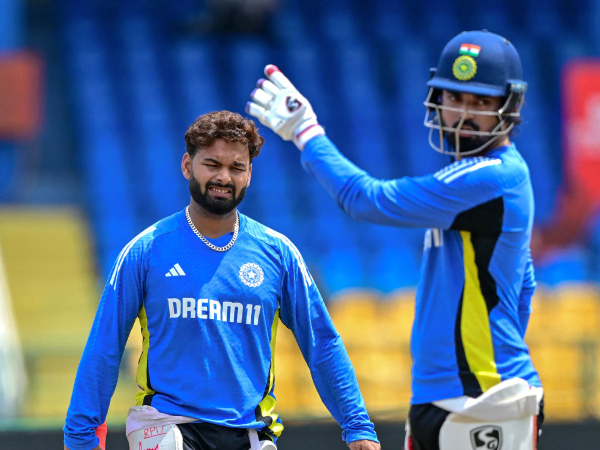 KL Rahul And Rishabh Pant Photo X