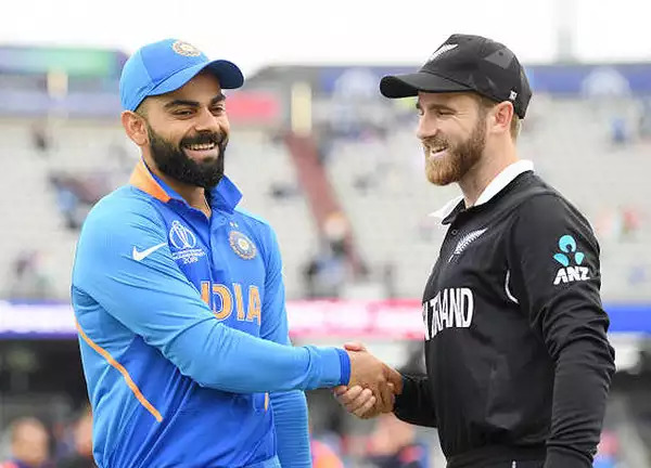 Kane Williamson And Virat Kohli Photo Getty