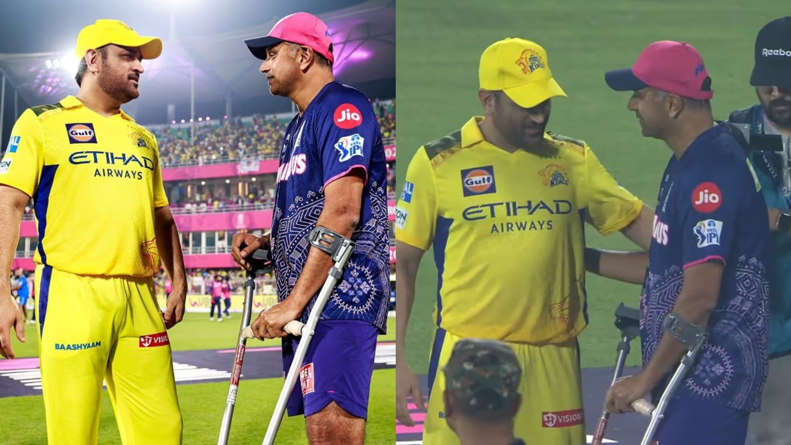 MS Dhoni Rahul Dravid