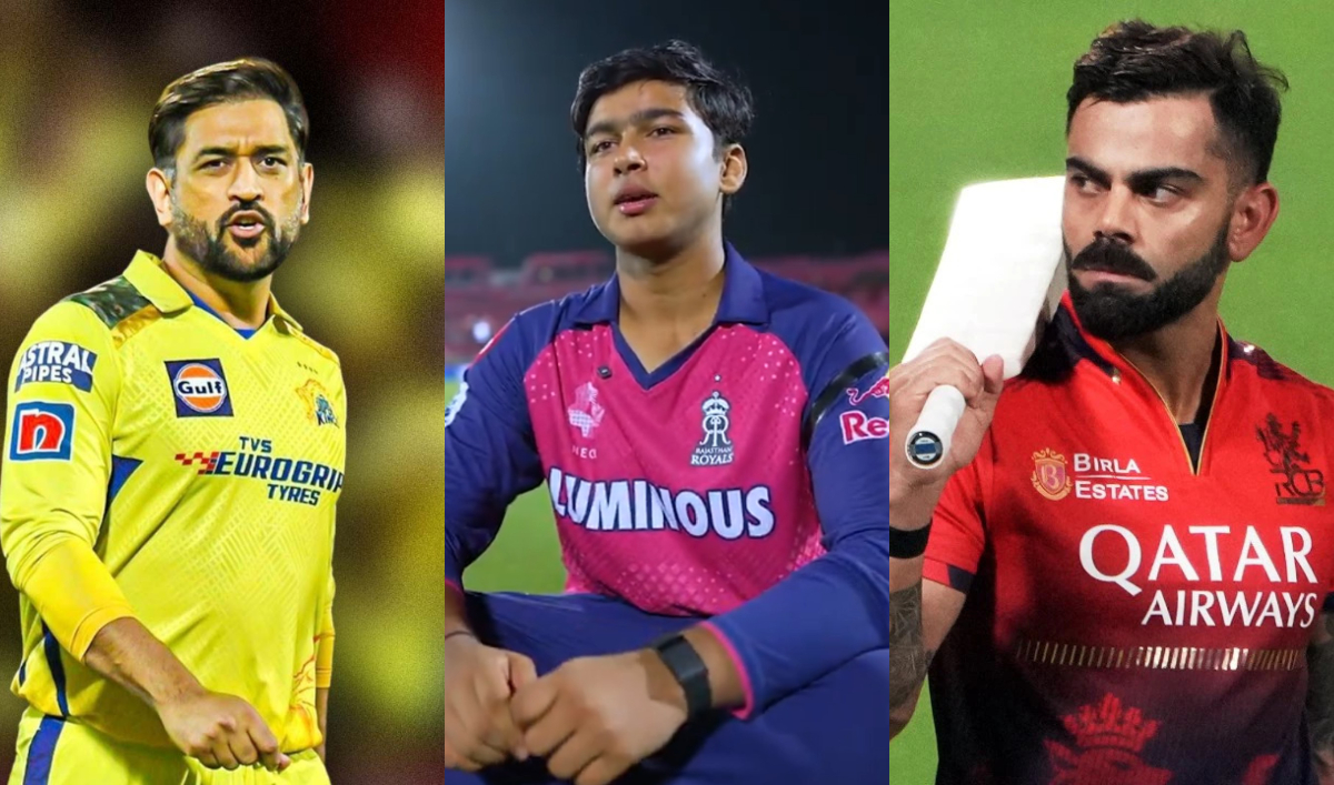 MS Dhoni Virat Kohli Vaibhav Suryavanshi