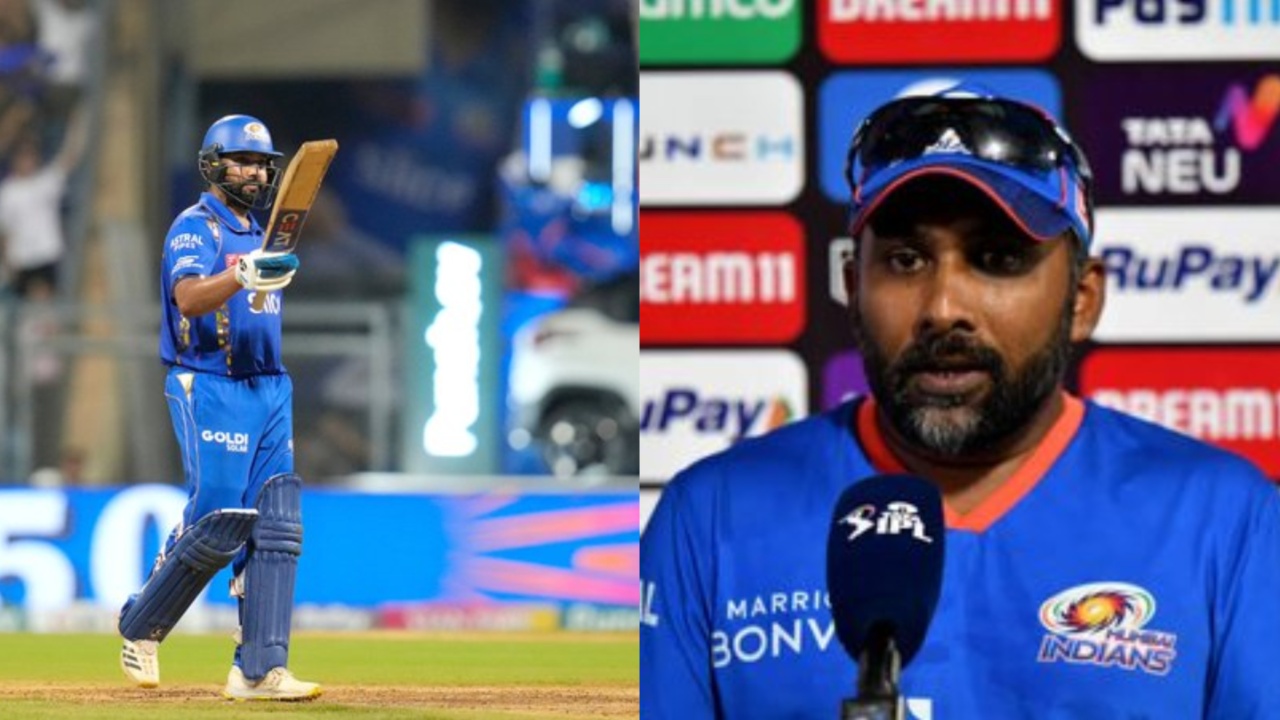 Rohit Sharma and Mahela Jayawardene.