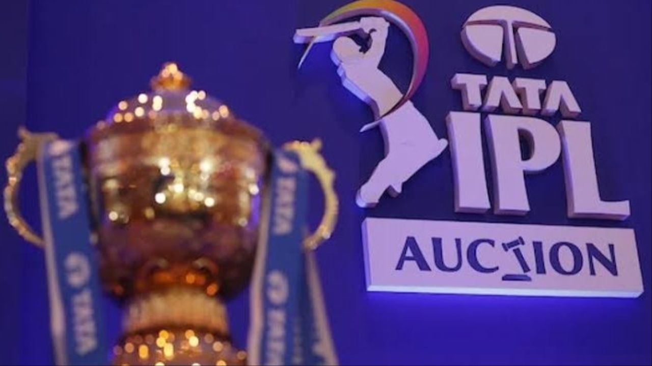Indian Premier League (IPL) trophy.