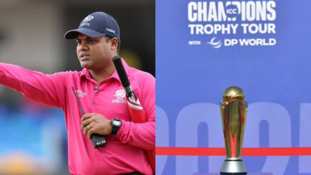 No Nitin Menon in Champions Trophy.