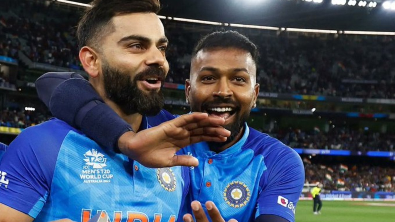 Hardik Pandya and Virat Kohli.