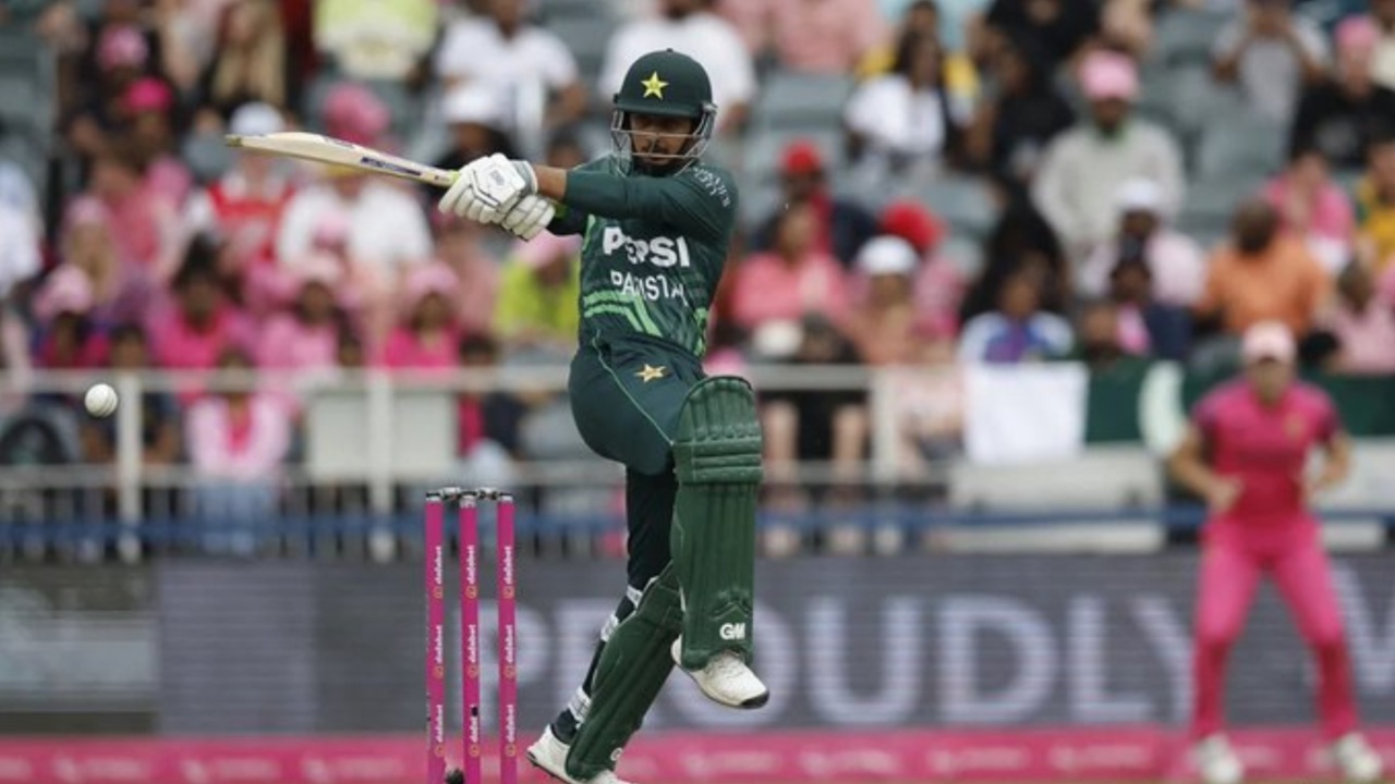 Pakistan's opener Saim Ayub.