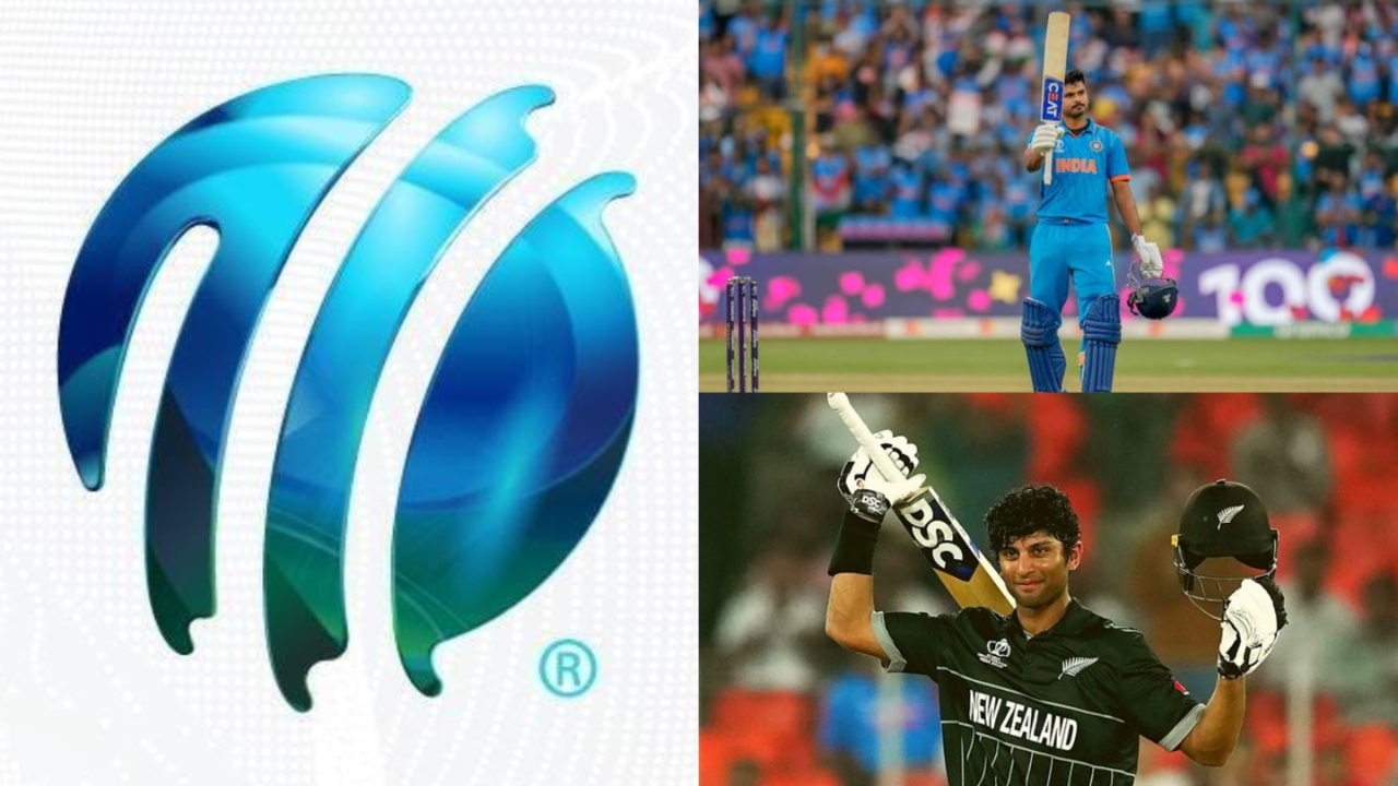 Shreyas Iyer, Rachin Ravindra and ICC.