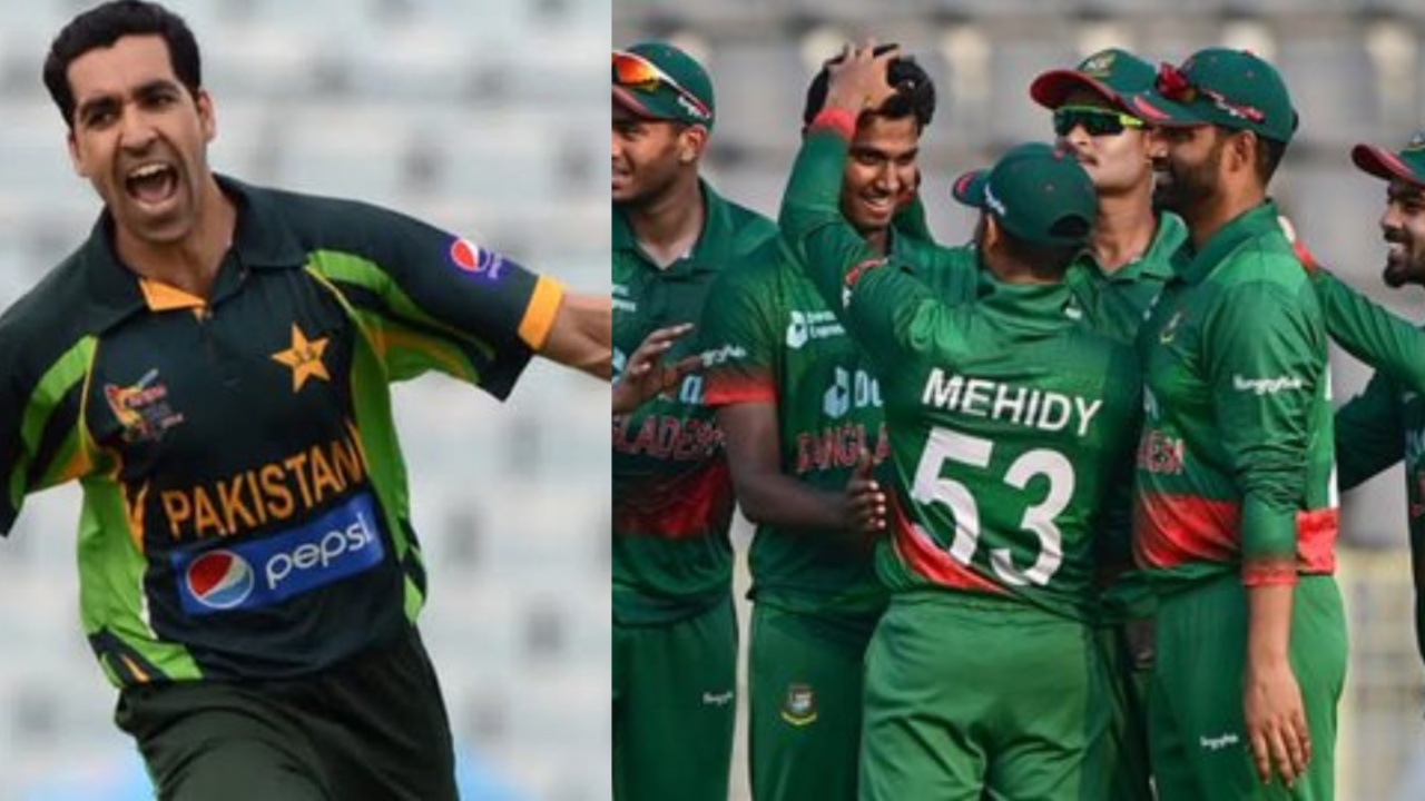 Umar Gul and Bangladesh Cricket Team.
