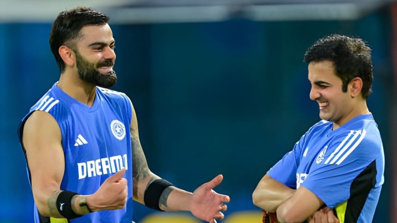 India's Virat Kohli and Gautam Gambhir.