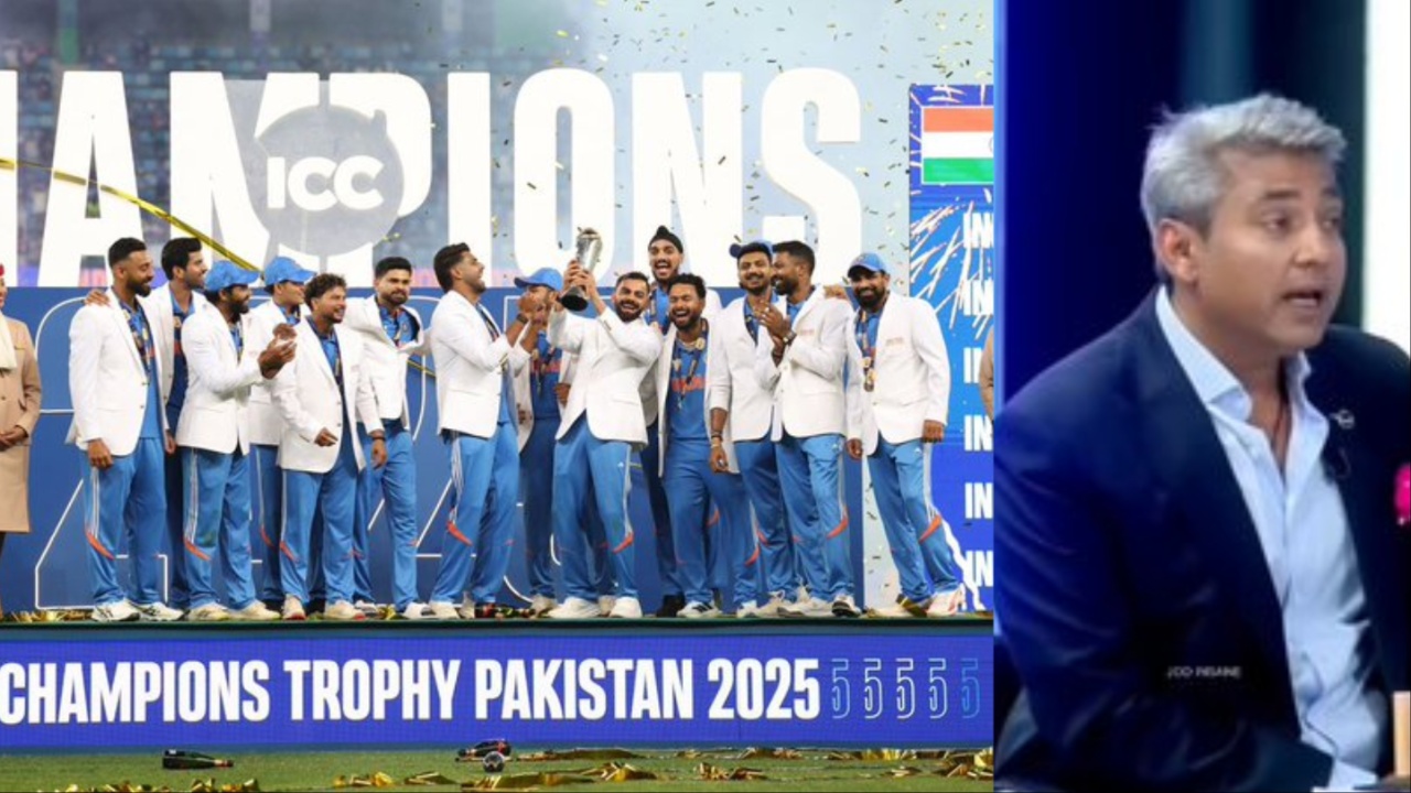 Ajay Jadeja and India's Champions Trophy 2025 winning side.