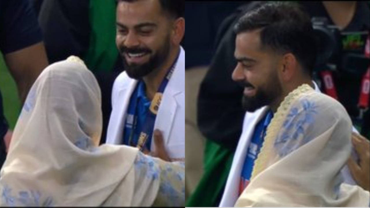 Virat Kohli and Mohammed Shami's mother.