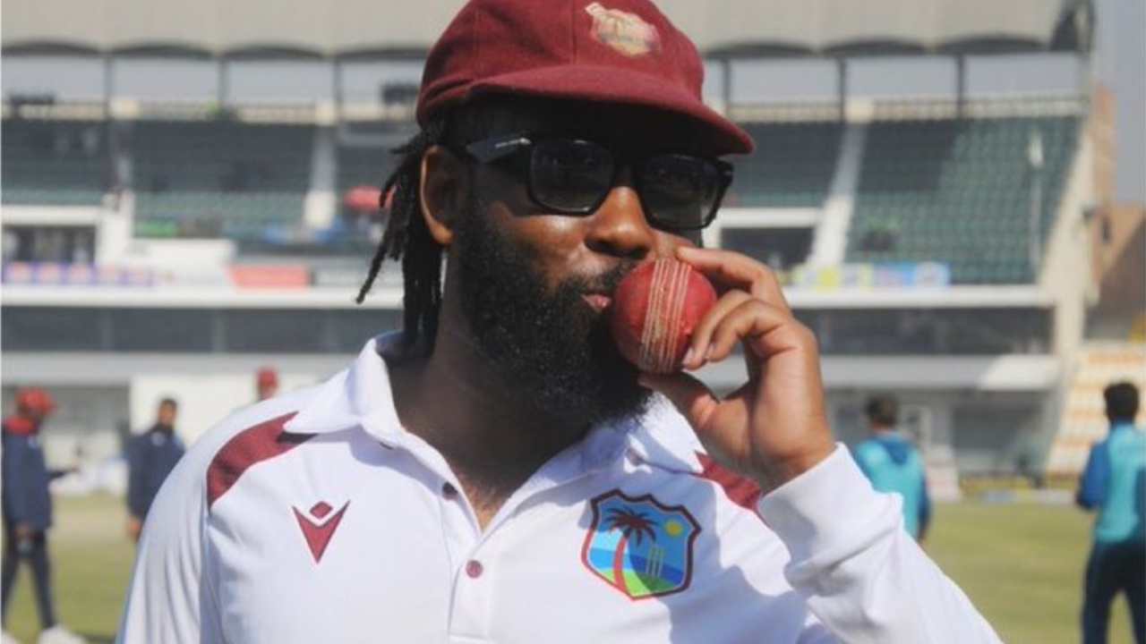 West Indies spinner Jomel Warrican.