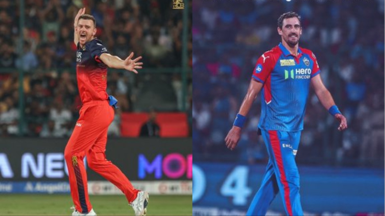 Mitchell Starc and Josh Hazlewood in IPL.