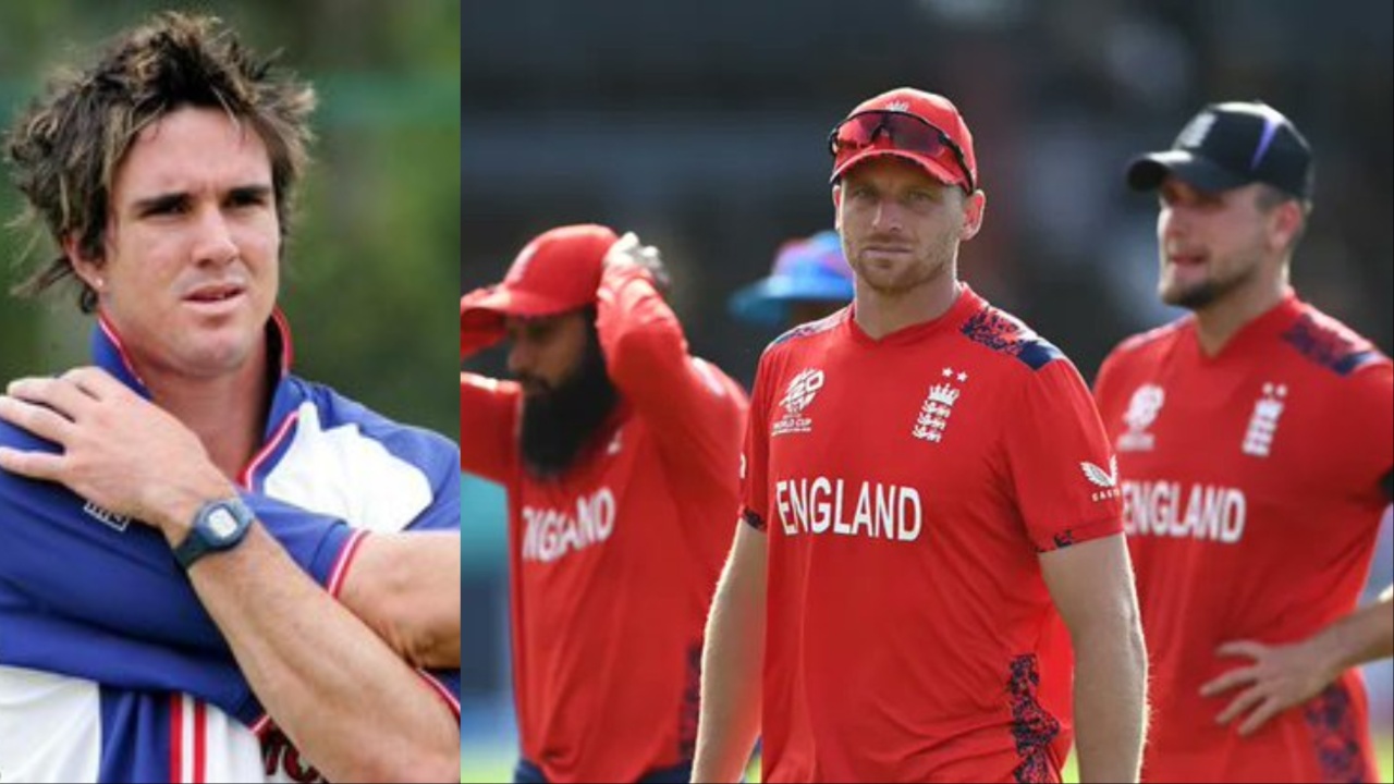 Former England batter Kevin Pietersen and the Jos Buttler-led side.