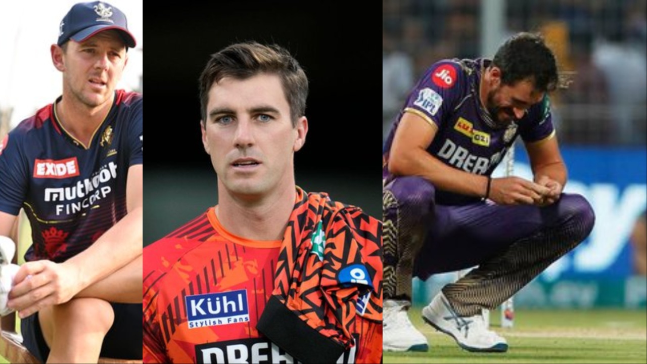 Pat Cummins, Mitchell Starc and Josh Hazlewood in IPL.