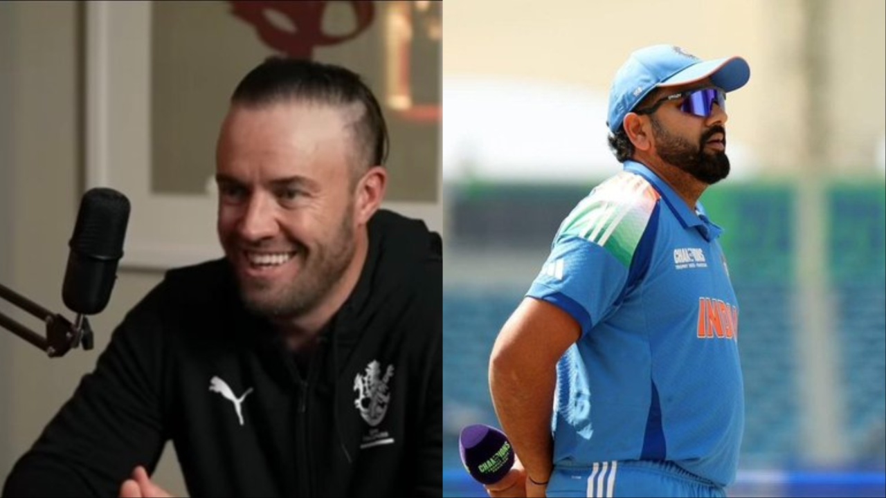 Ab de Villiers and Rohit Sharma.