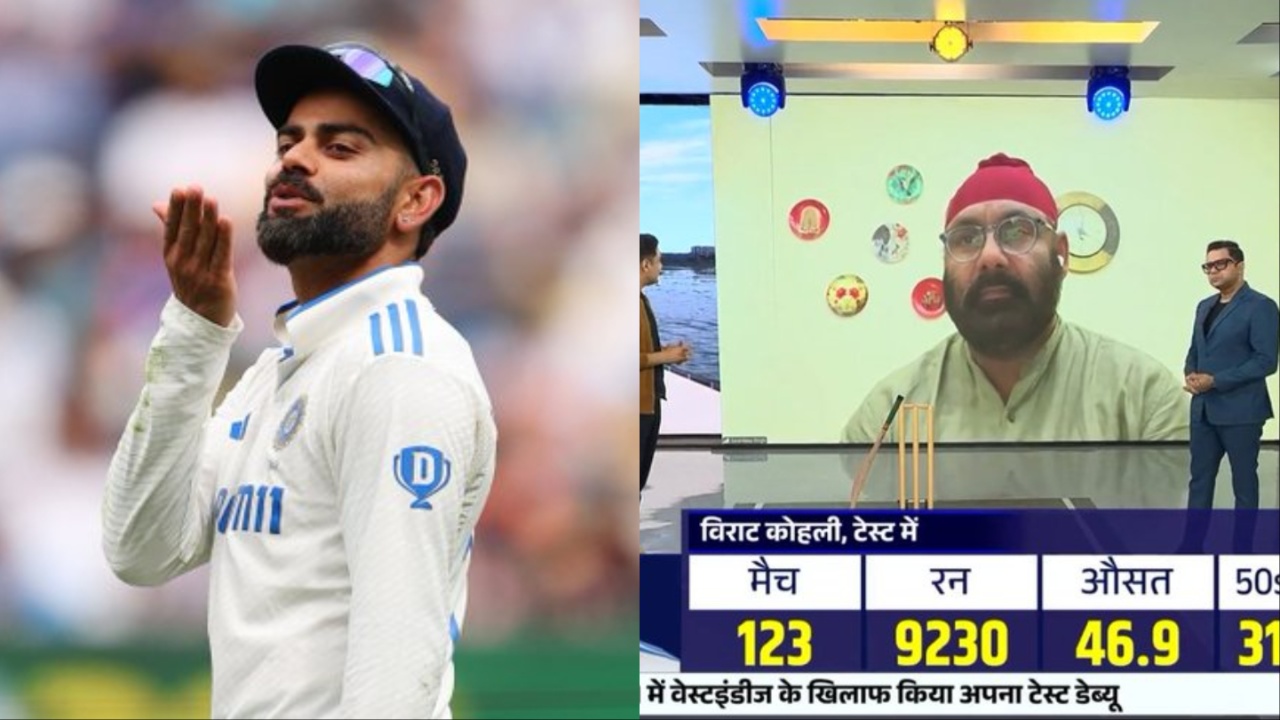Virat Kohli and Sarandeep Singh.