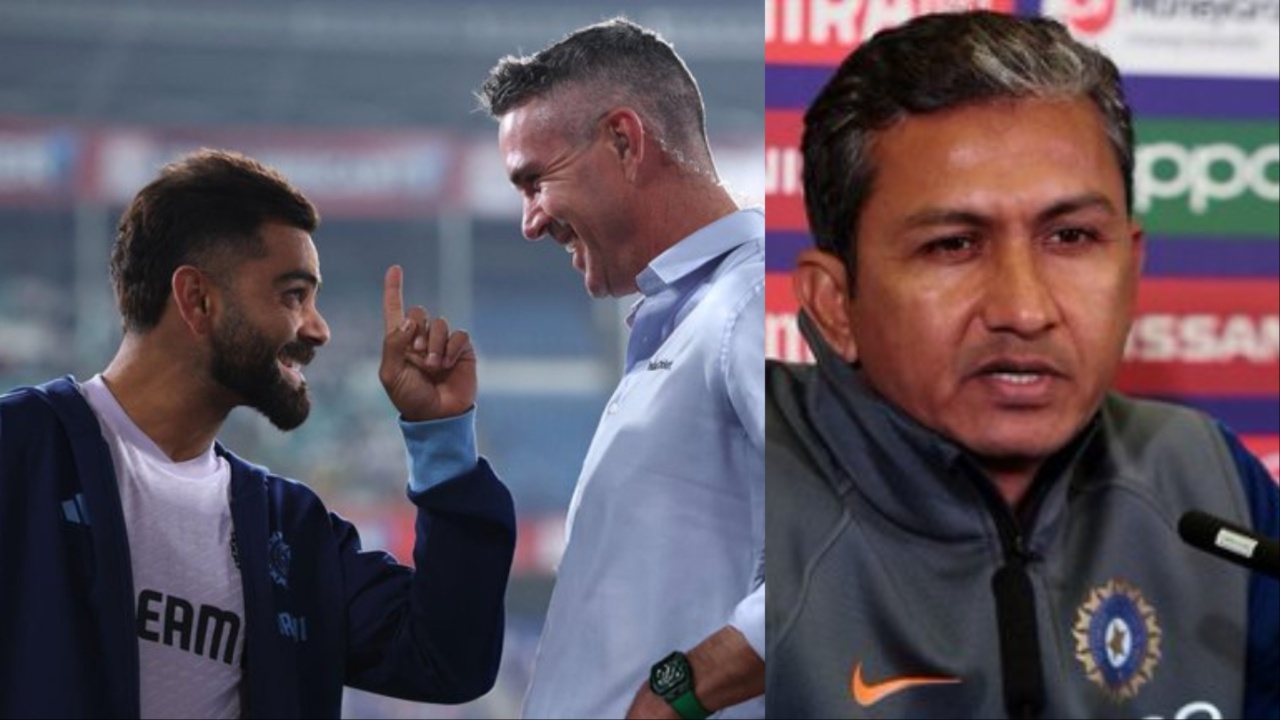 Kevin Pietersen, Sanjay Bangar and Virat Kohli.