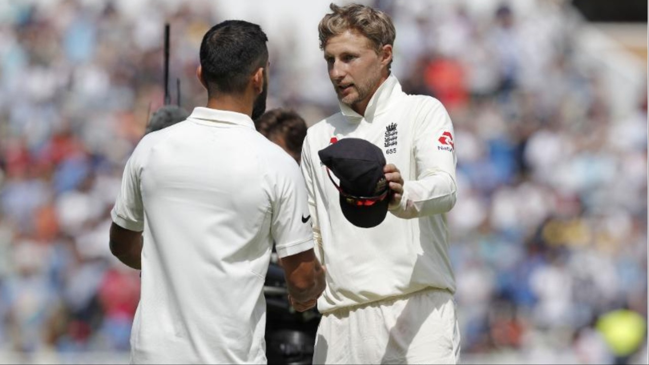 Joe Root and Virat Kohli in India vs England Tests.