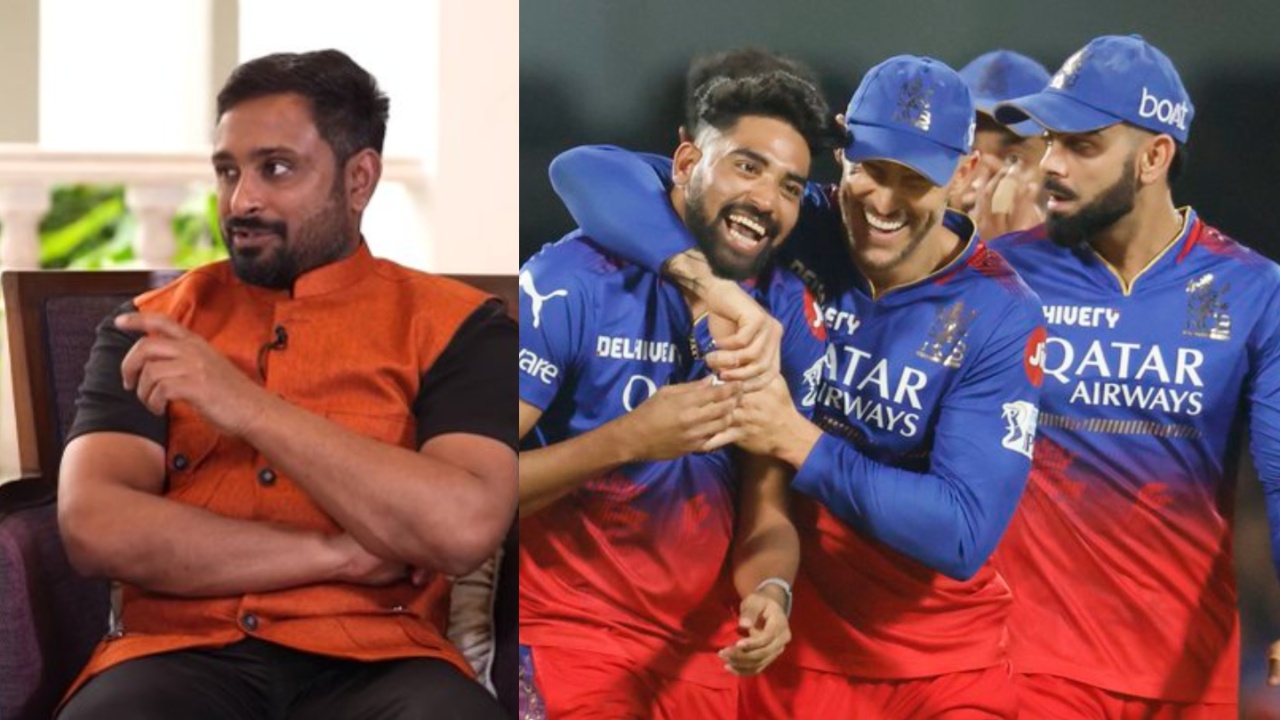 Ambati Rayudu and the RCB side.