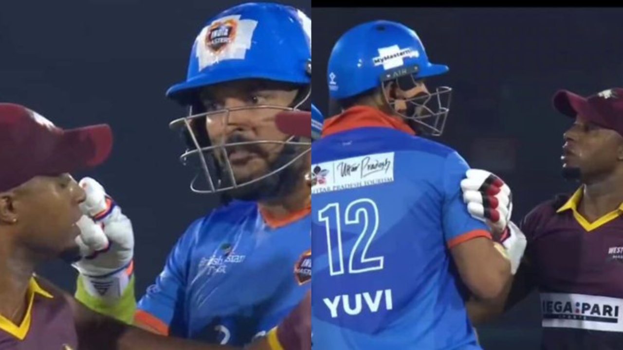 Yuvraj Singh and Tino Best.