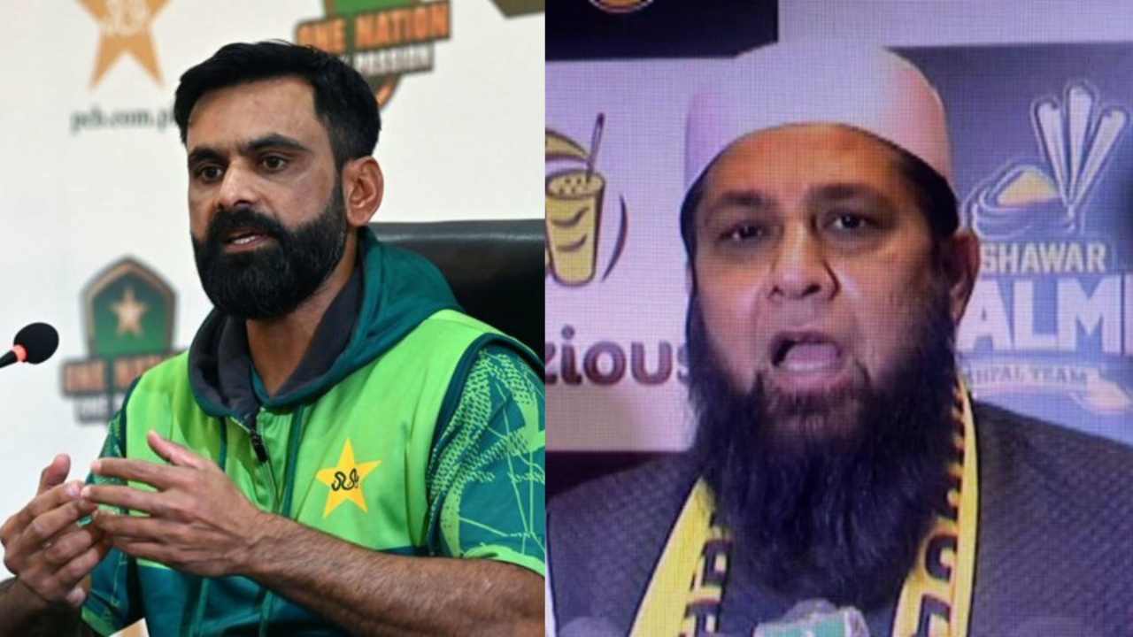 Mohammad Hafeez and Inzamam Ul Haq.