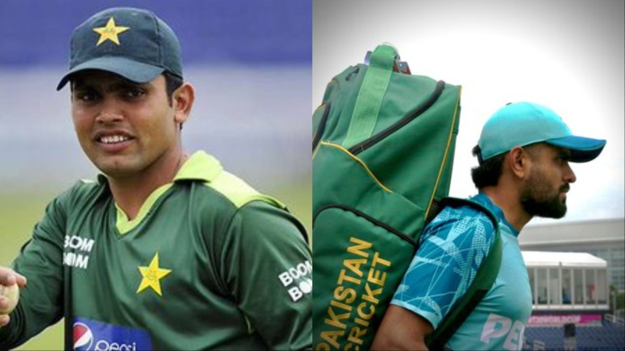 Pakistan's Kamran Akmal and Babar Azam.