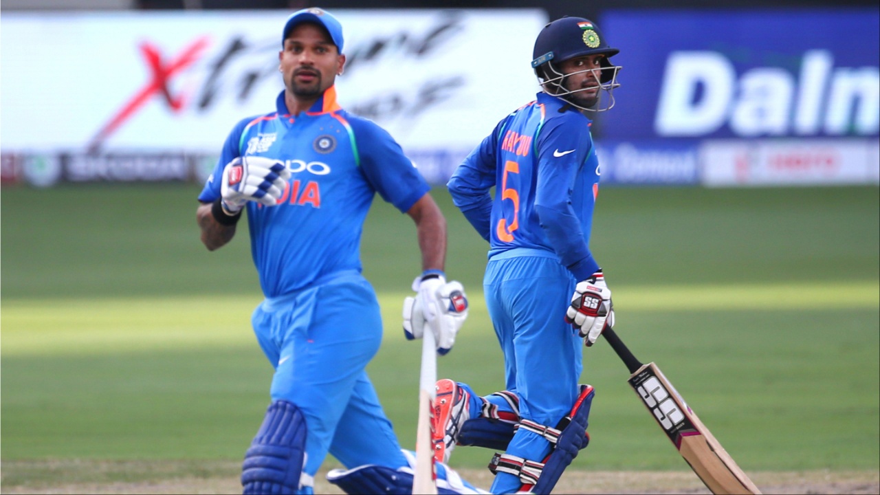 Shikhar Dhawan and Ambati Rayudu.