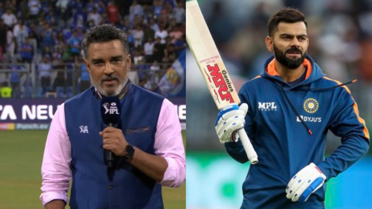 Sanjay Manjrekar and Virat Kohli.