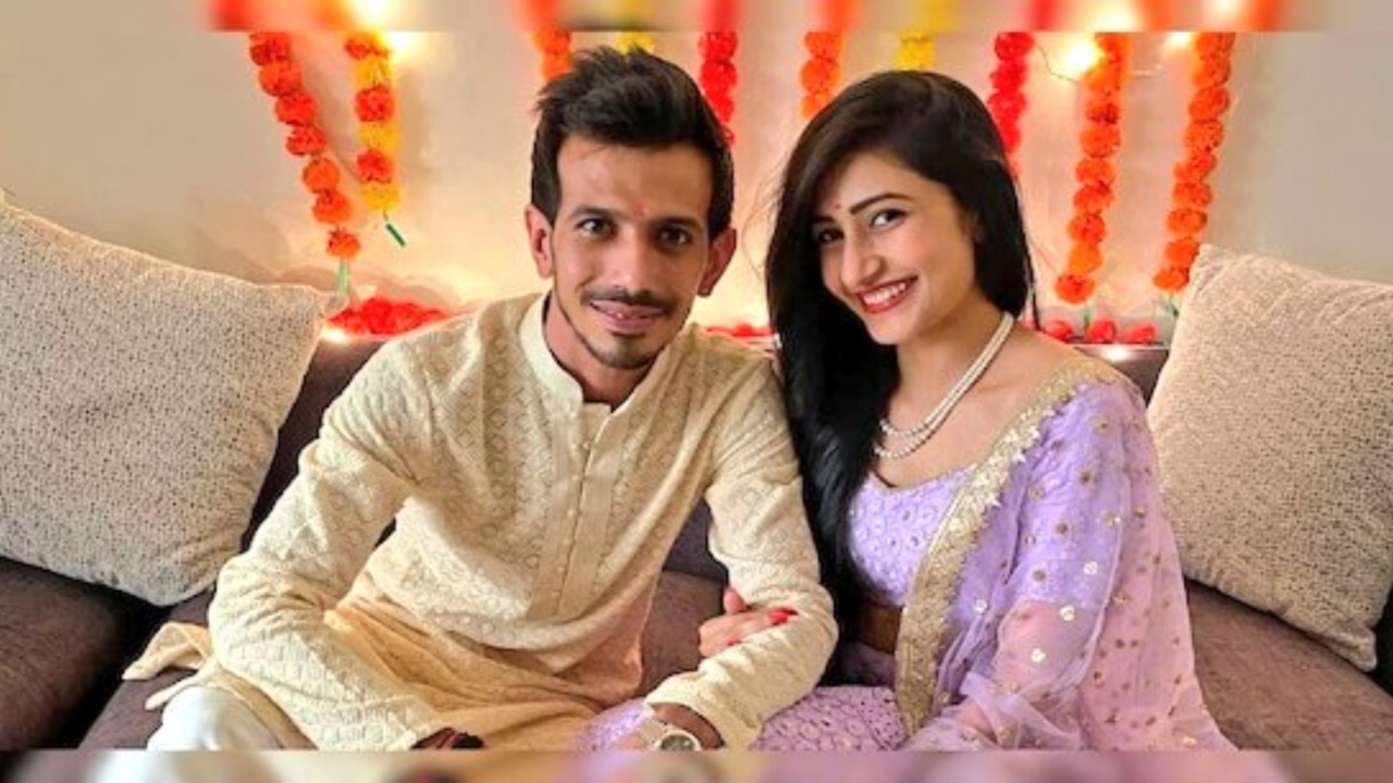 Yuzvendra Chahal and Dhanashree Verma.