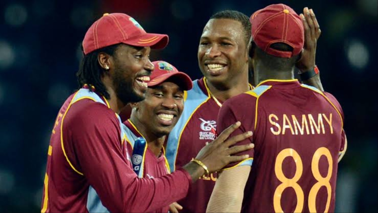 Chris Gayle, Darren Sammy, DJ Bravo, and Kieron Pollard in T20s.