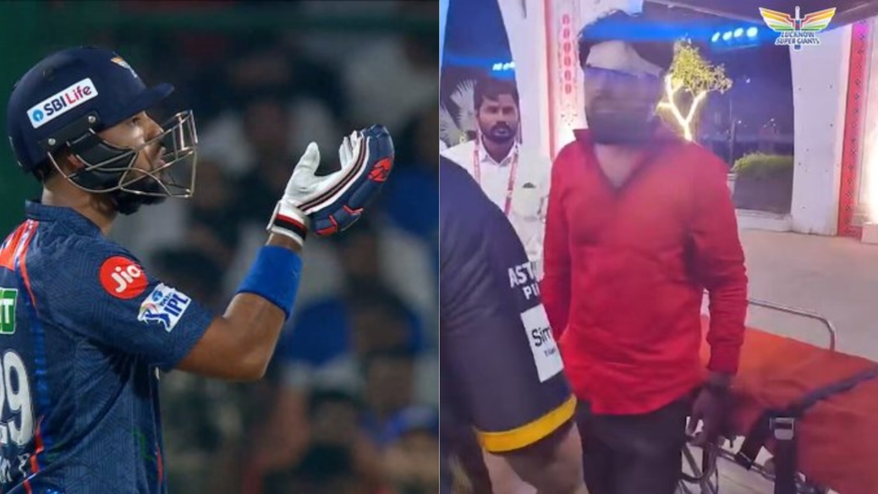 Nicholas Pooran and his fan.