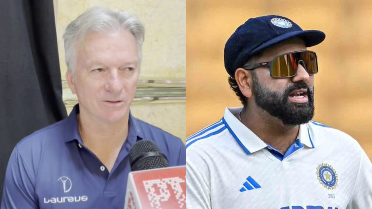 Steve Waugh and Rohit Sharma.