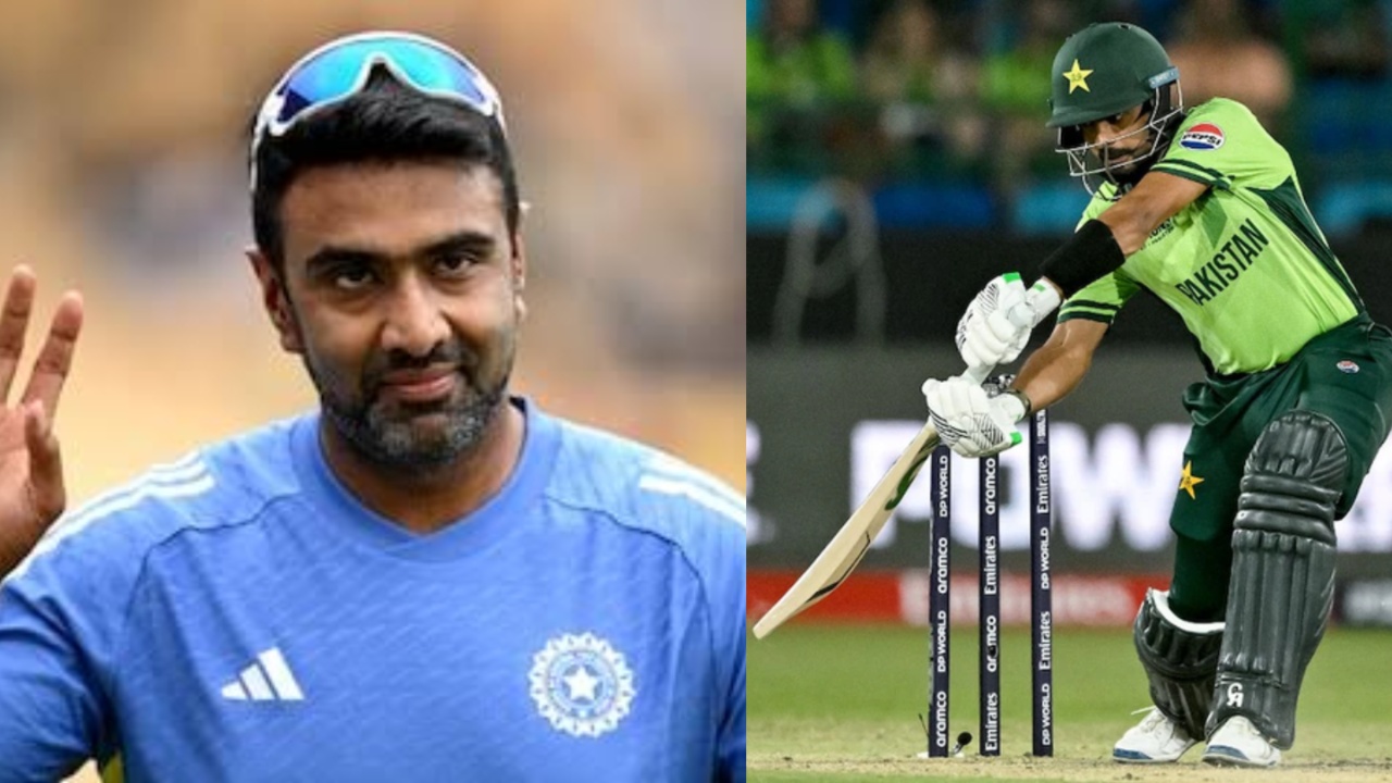 Ravichandran Ashwin and Babar Azam.