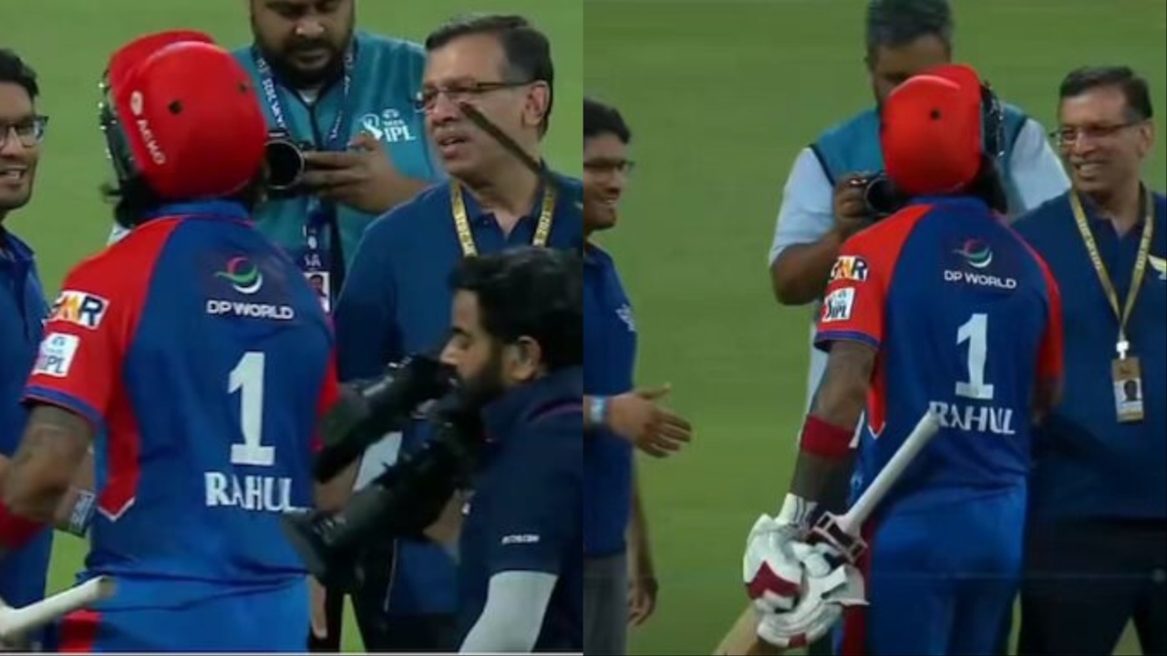Sanjiv Goenka and KL Rahul.