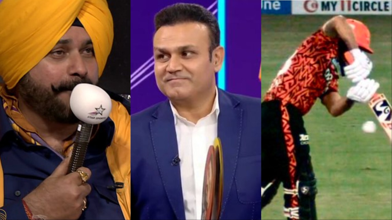 Navjot Singh Sidhu, Virender Sehwag and Ishan Kishan.