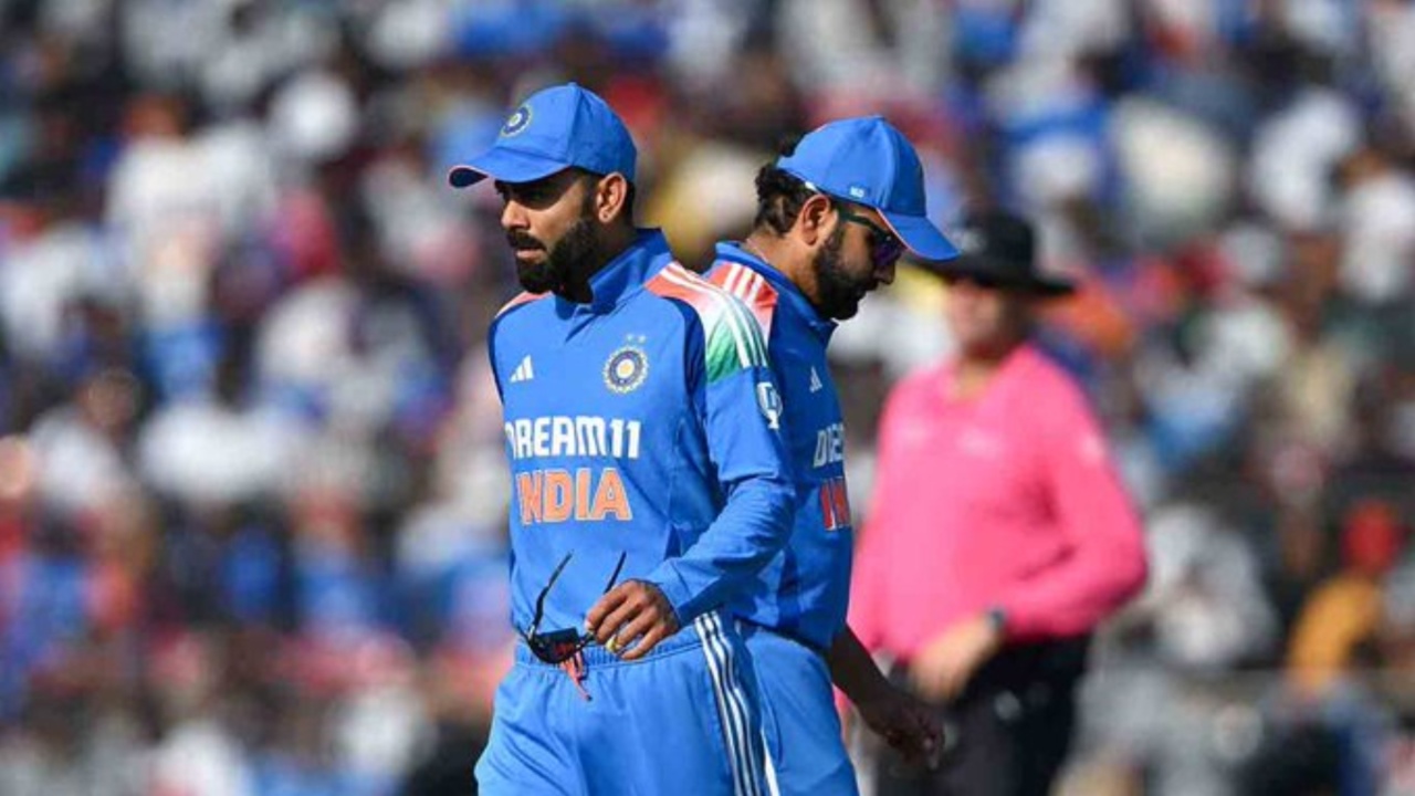 India's Rohit Sharma and Virat Kohli.