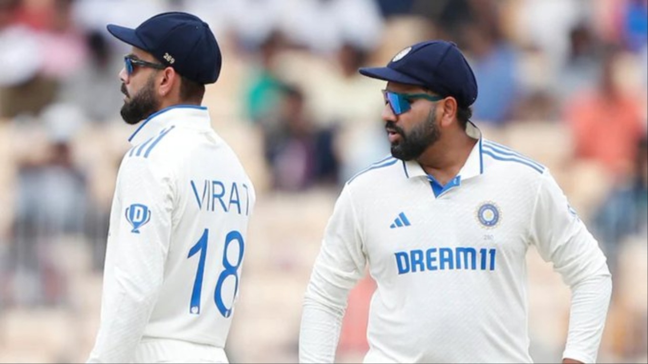 India's Rohit Sharma and Virat Kohli.