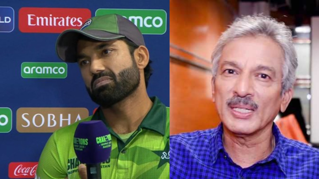 Pakistan's Mohammad Rizwan and Sikandar Bakht.