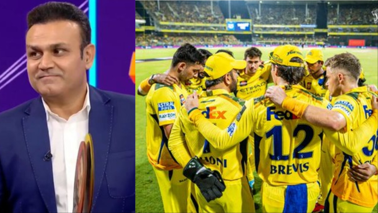 Virender Sehwag and Chennai Super Kings (CSK).