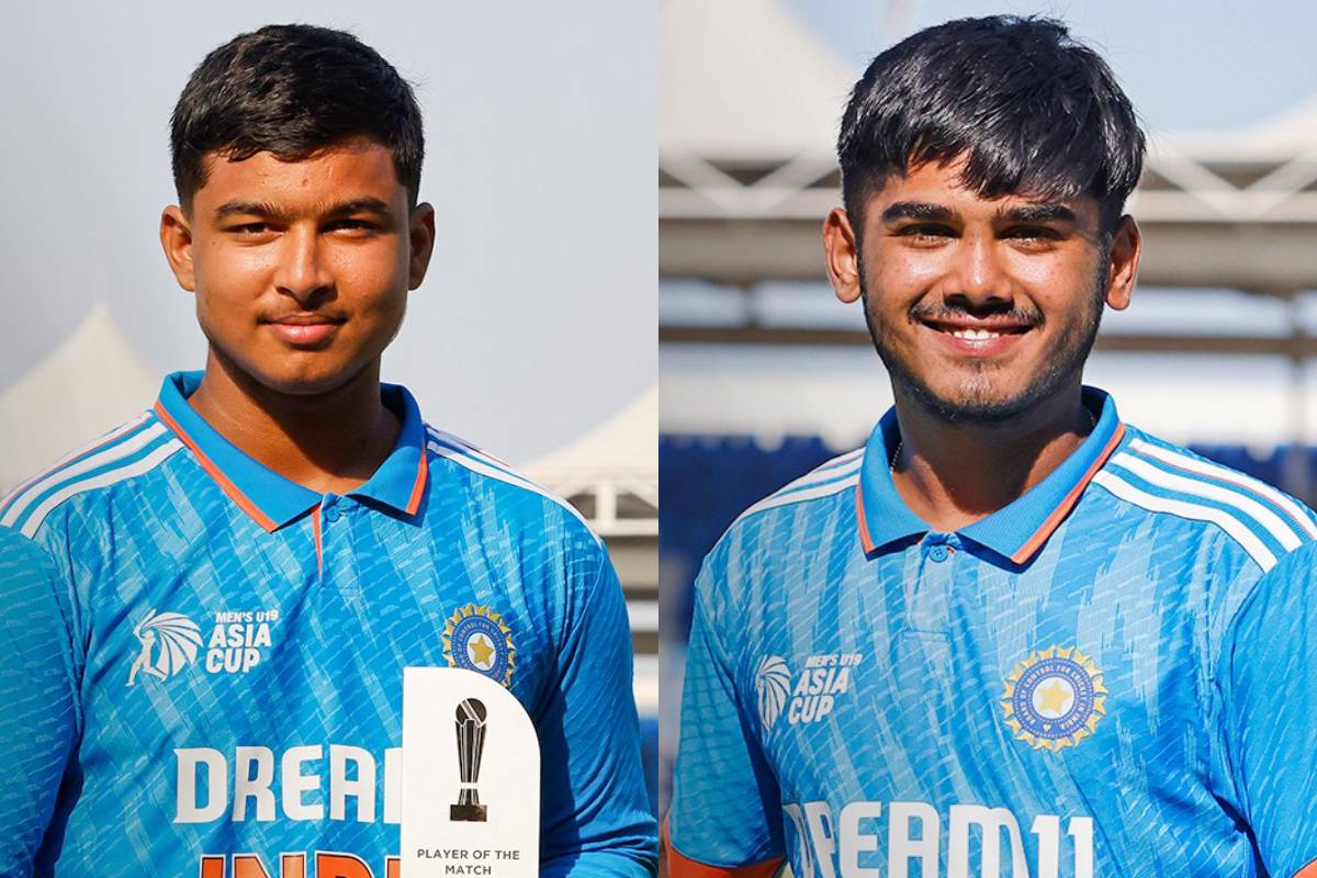 Ayush Mhatre and Vaibhav Suryavanshi. Photo- ACC