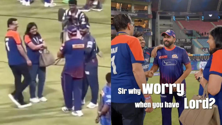 Rohit Sharma Shardul Thakur SAnjiv Goenka