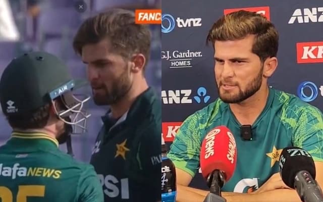 Shaheen Afridi And Matthew Breetzke Photo X
