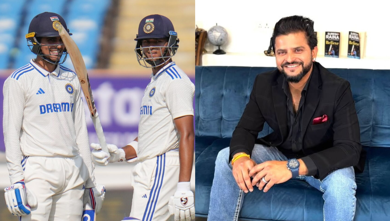Suresh Raina India Shubman Gill Yashasvi Jaiswal