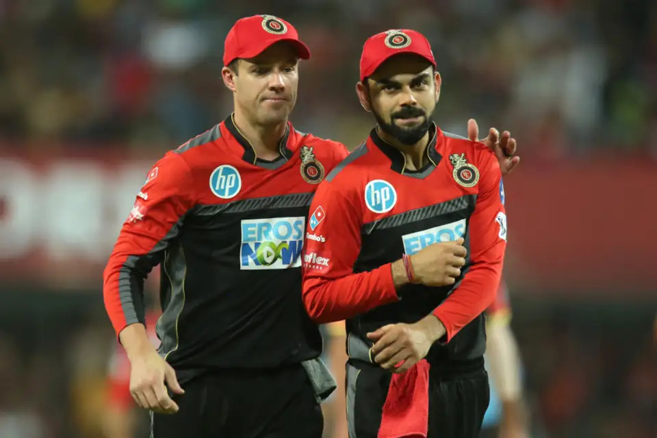 Virat Kohli AB De Villiers Photo IPL