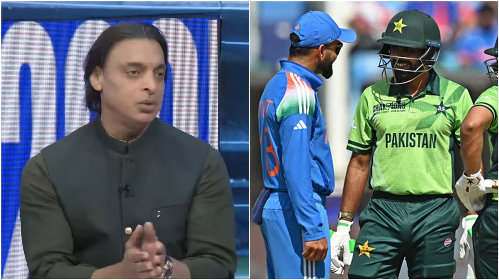 Virat Kohli Babar Azam Shoaib Akhtar