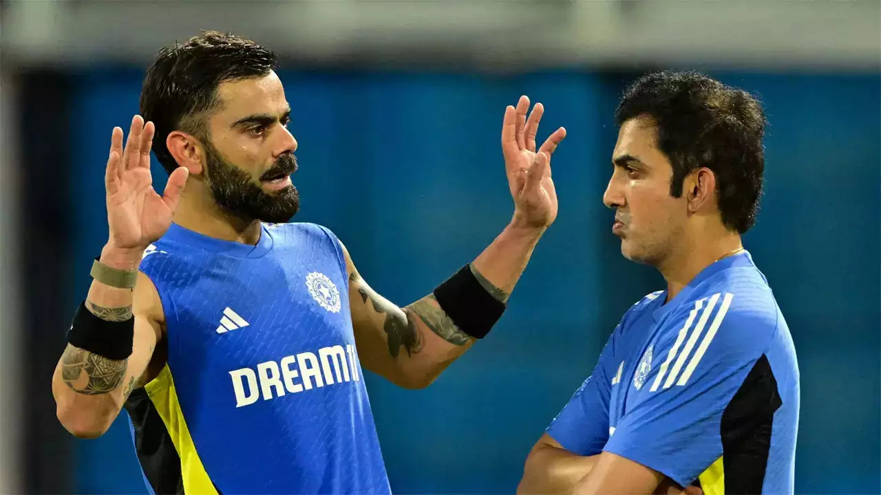 Virat Kohli Gautam Gambhir Photo X